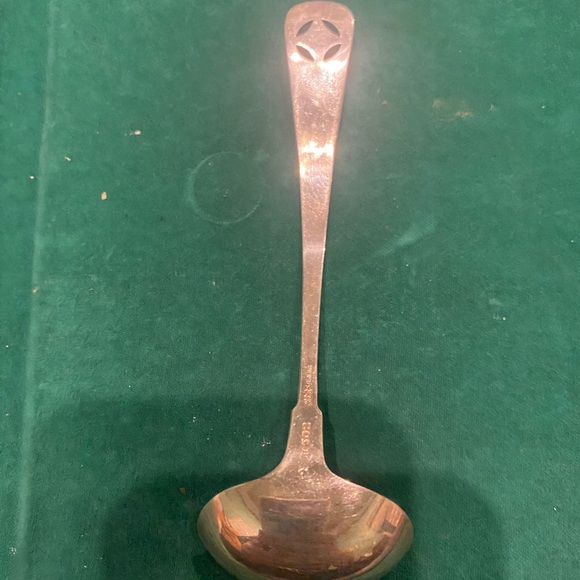 Sterling Silver Bright Cut Spoon - Picture 2 of 3